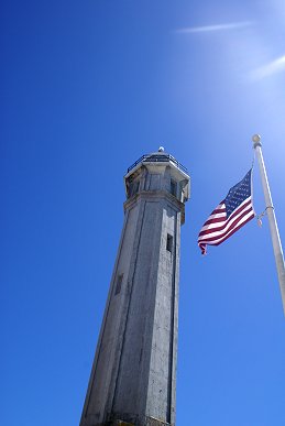 Alcatraz prison light house