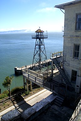 watchtower at Alcatraz Prison