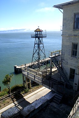 watchtower at Alcatraz Prison