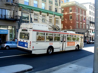San Francisco electric bus