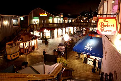 Pier 39 at night