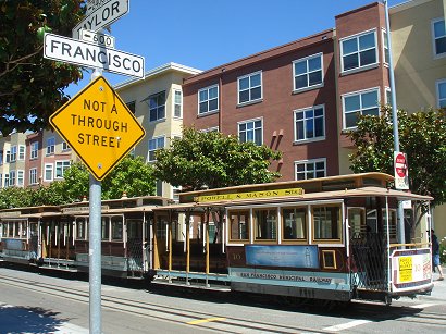 San Francisco Trams parked up