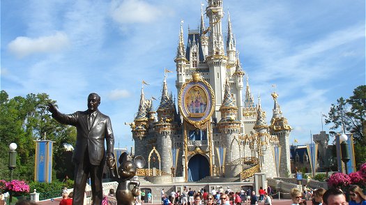 Walt Disney Castle in Florida