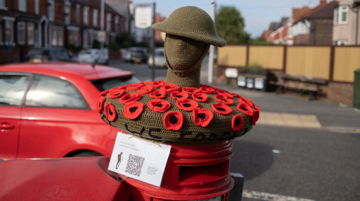 Poppy appeal post box 