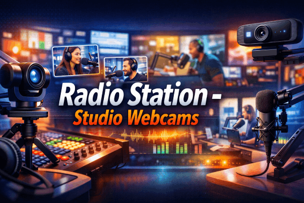 Radio station webcams in the UK