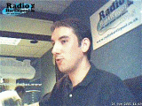 Paul Denton on the web cam presenting