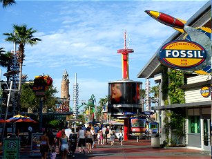 Walkway to Universal Studios