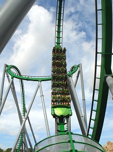 Hulk rollercoaster at Universal Studios Islands Of Adventure