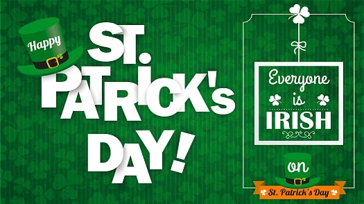 Happy St. Patrick's Day celebration